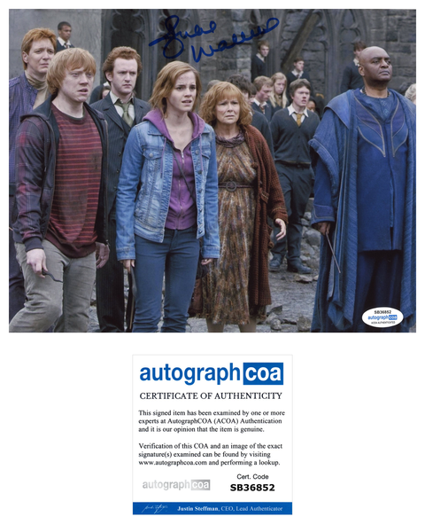 Julie Walters Harry Potter Signed Autograph 8x10 Photo ACOA