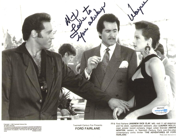 Wayne Newton Las Vegas Signed Autograph 8x10 Photo ACOA