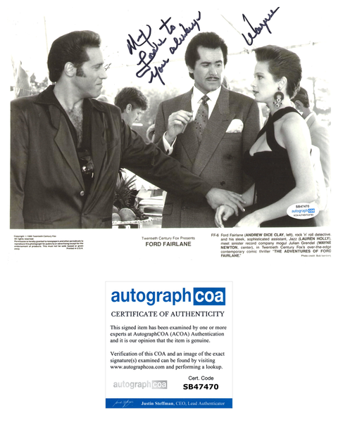 Wayne Newton Las Vegas Signed Autograph 8x10 Photo ACOA