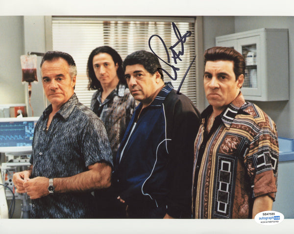 Vincent Pastore Sopranos Signed Autograph 8x10 Photo ACOA