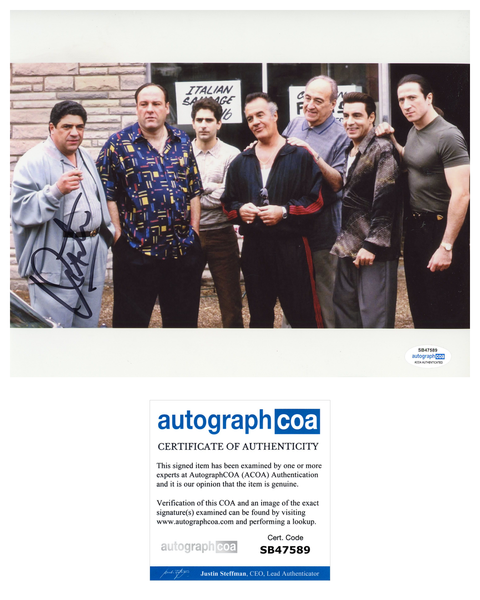 Vincent Pastore Sopranos Signed Autograph 8x10 Photo ACOA