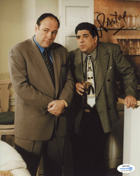 Vincent Pastore Sopranos Signed Autograph 8x10 Photo ACOA