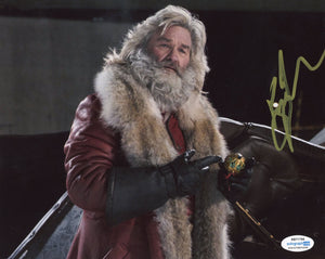 Kurt Russell Christmas Chronicles Signed Autograph 8x10 Photo ACOA