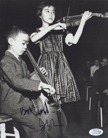 Yo Yo Ma Cellist Signed Autograph 8x10 Photo ACOA