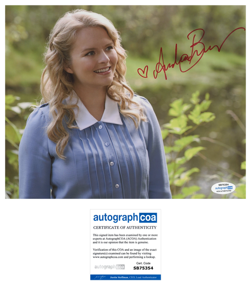 Andrea Brooks When Calls the Heart Signed Autograph 8x10 Photo ACOA