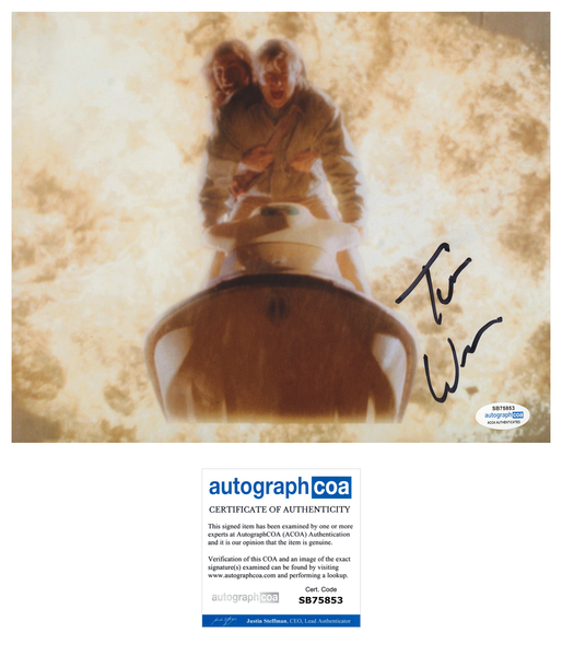 Treat Williams Deep Rising Signed Autograph 8x10 Photo ACOA