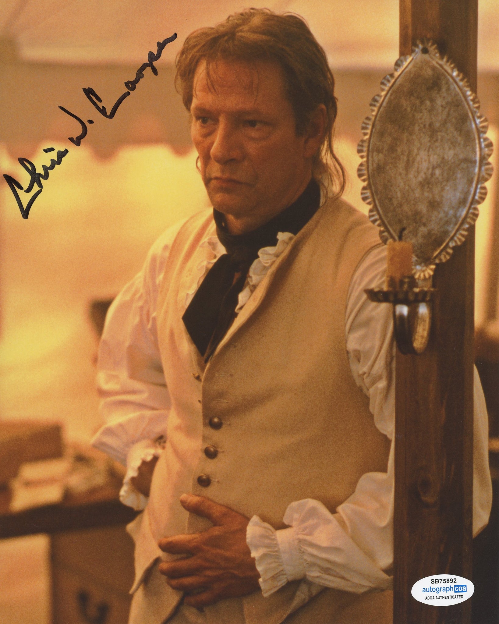 Chris Cooper The Patriot Signed Autograph 8x10 Photo ACOA