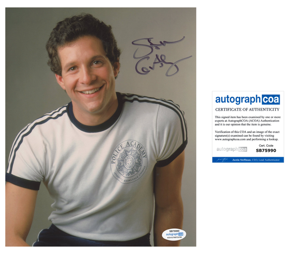 Steve Guttenberg Polic Academy Signed Autograph 8x10 Photo ACOA