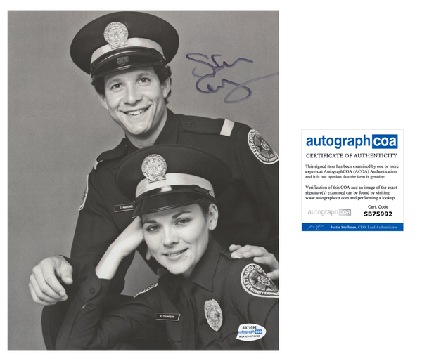 Steve Guttenberg Police Academy Signed Autograph 8x10 Photo ACOA