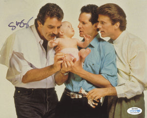 Steve Guttenberg Three Men Signed Autograph 8x10 Photo ACOA