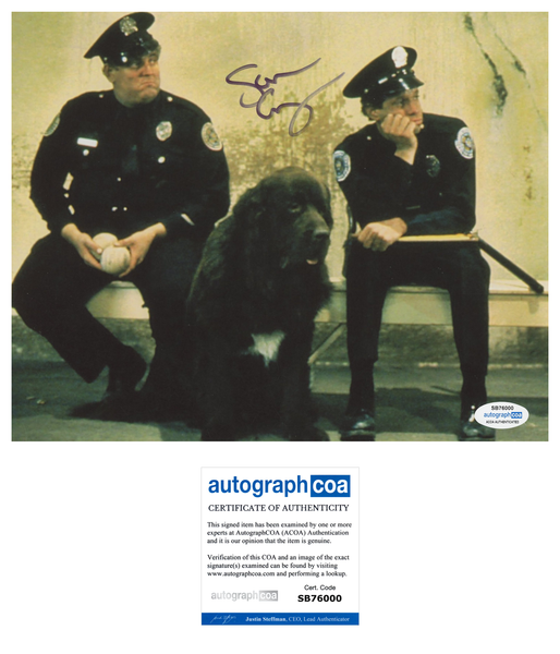 Steve Guttenberg Police Academy Signed Autograph 8x10 Photo ACOA