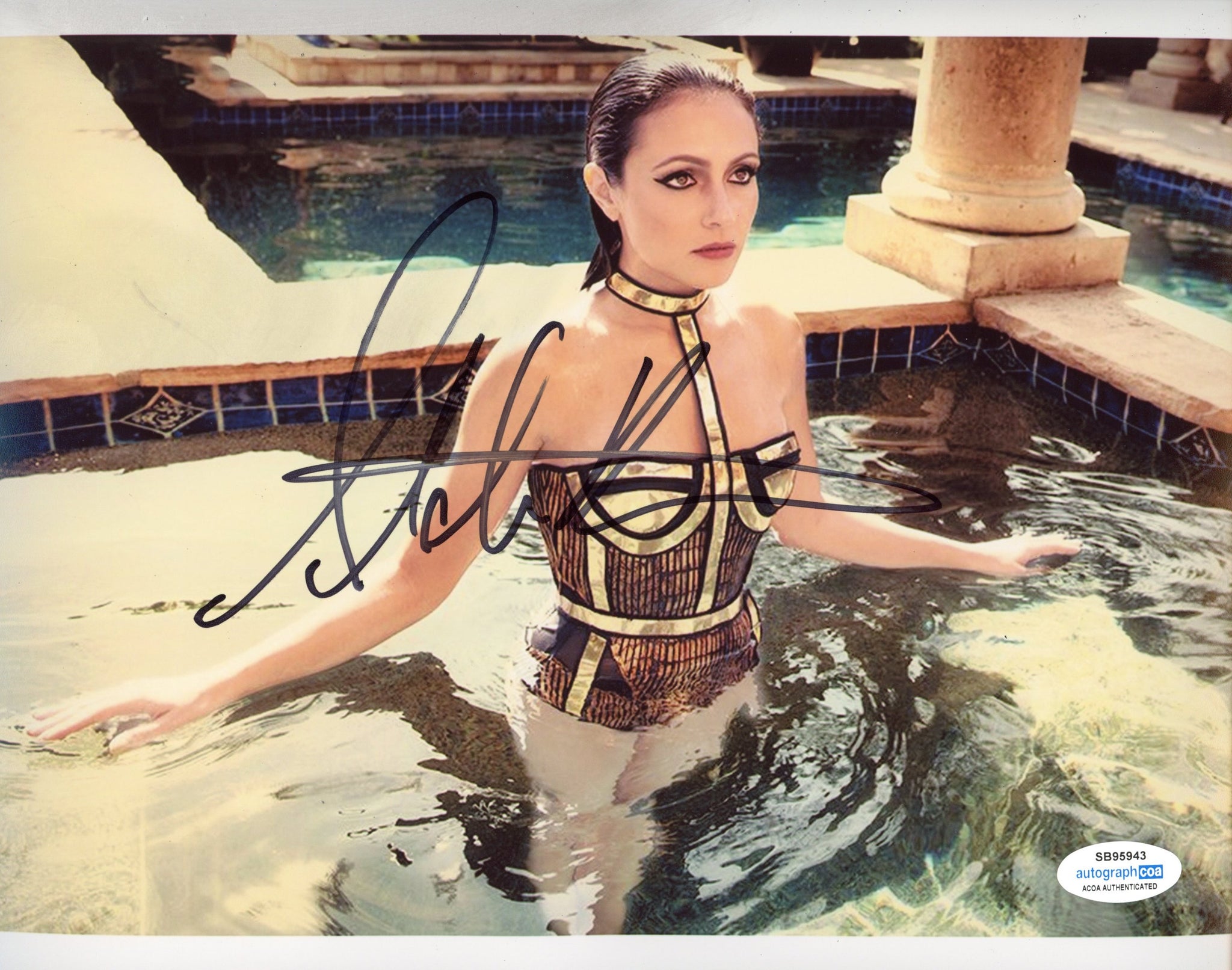 Italia Ricci Sexy Signed Autograph 8x10 Photo ACOA