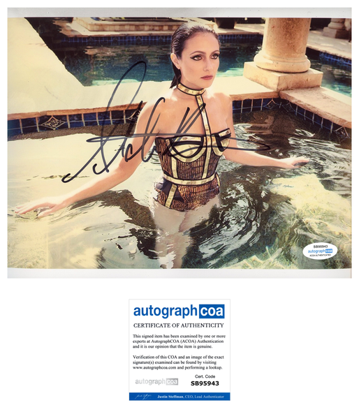 Italia Ricci Sexy Signed Autograph 8x10 Photo ACOA