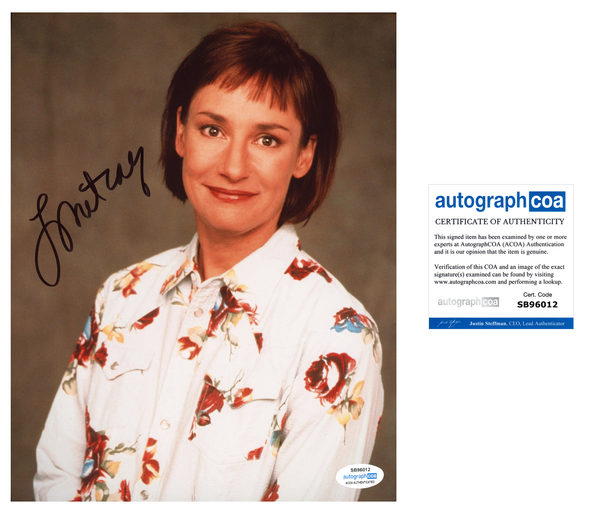 Laurie Metcalf Roseanne Signed Autograph 8x10 Photo ACOA