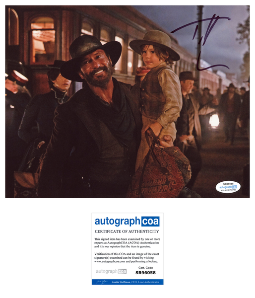 Tim McGraw 1883 Signed Autograph 8x10 Photo ACOA
