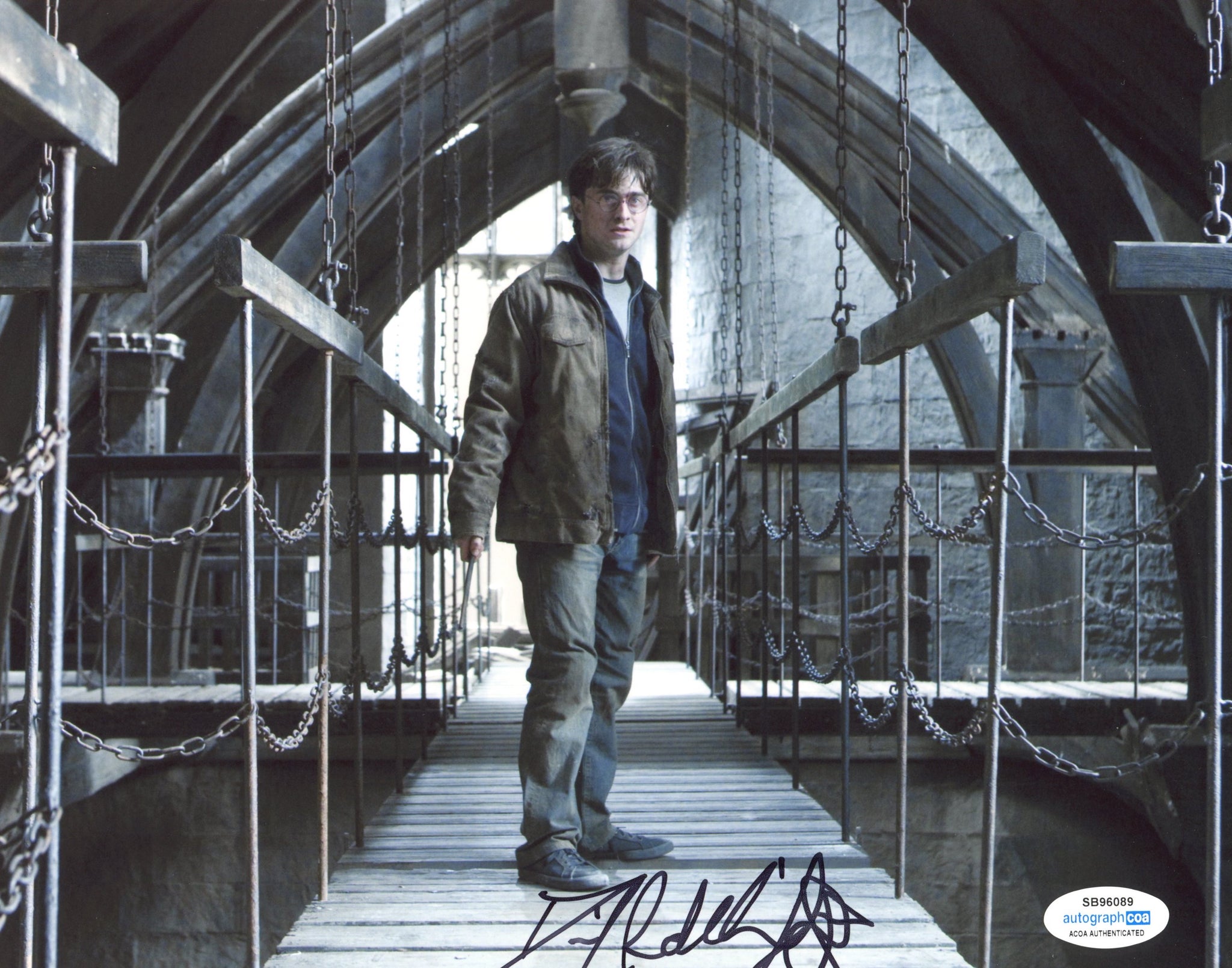 Daniel Radcliffe Harry Potter Signed Autograph 8x10 Photo ACOA