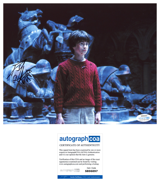 Daniel Radcliffe Harry Potter Signed Autograph 8x10 Photo ACOA