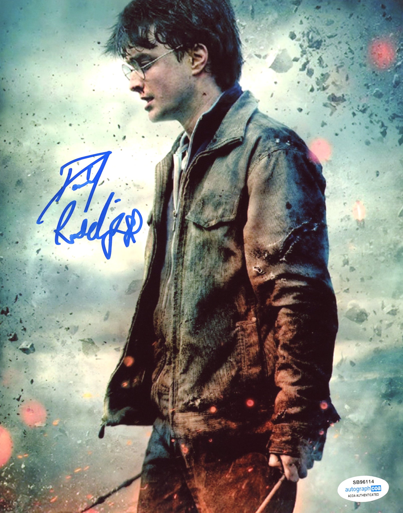 Daniel Radcliffe Harry Potter Signed Autograph 8x10 Photo ACOA