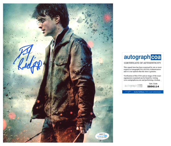 Daniel Radcliffe Harry Potter Signed Autograph 8x10 Photo ACOA