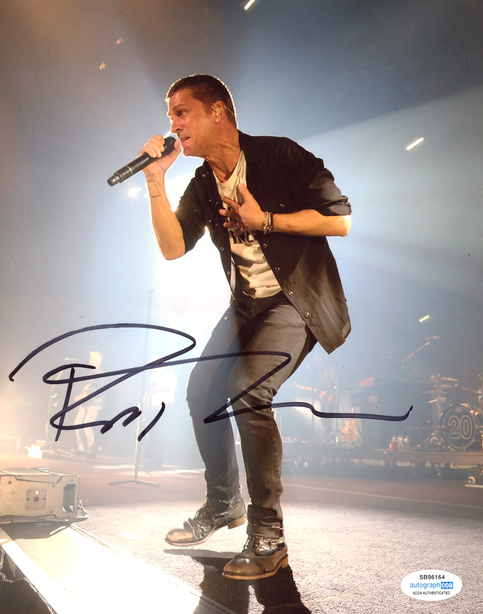 Rob Thomas Matchbox Twenty Signed Autograph 8x10 Photo ACOA