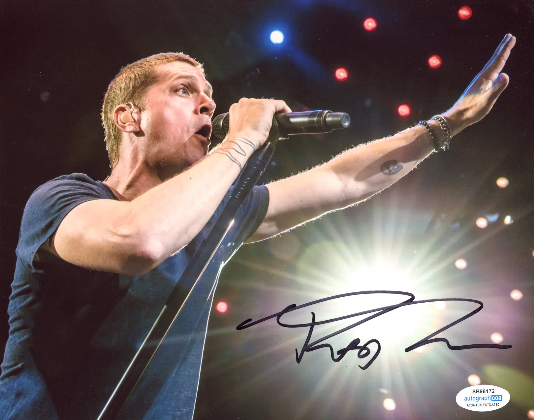 Rob Thomas Matchbox Twenty Signed Autograph 8x10 Photo ACOA