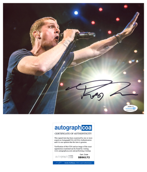 Rob Thomas Matchbox Twenty Signed Autograph 8x10 Photo ACOA