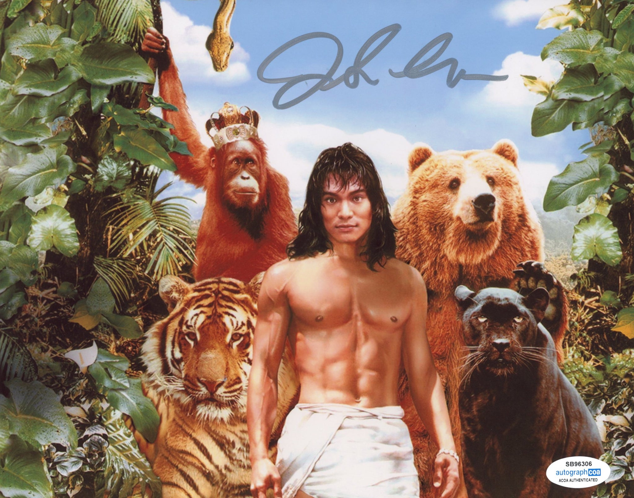 Jason Scott Lee Jungle Cruise Signed Autograph 8x10 Photo ACOA