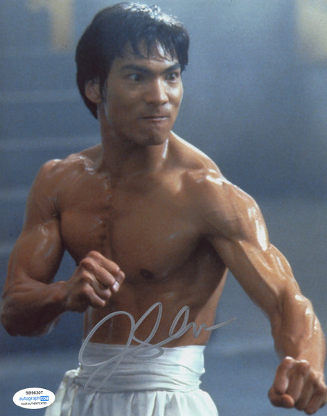 Jason Scott Lee Bruce Lee Signed Autograph 8x10 Photo ACOA