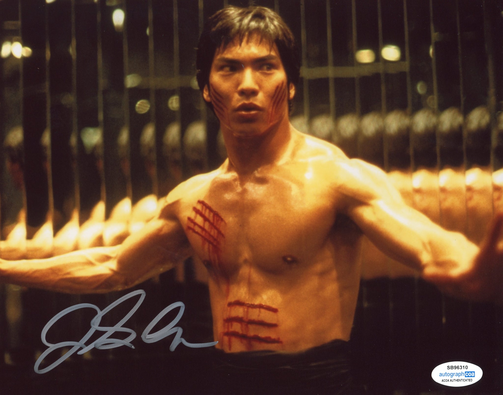 Jason Scott Lee Bruce Lee Signed Autograph 8x10 Photo ACOA