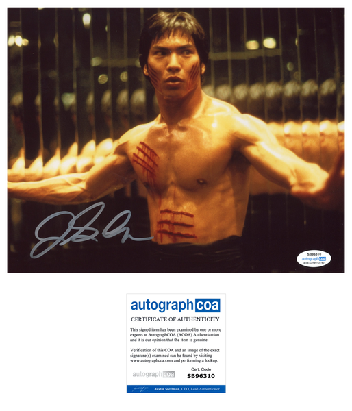 Jason Scott Lee Bruce Lee Signed Autograph 8x10 Photo ACOA