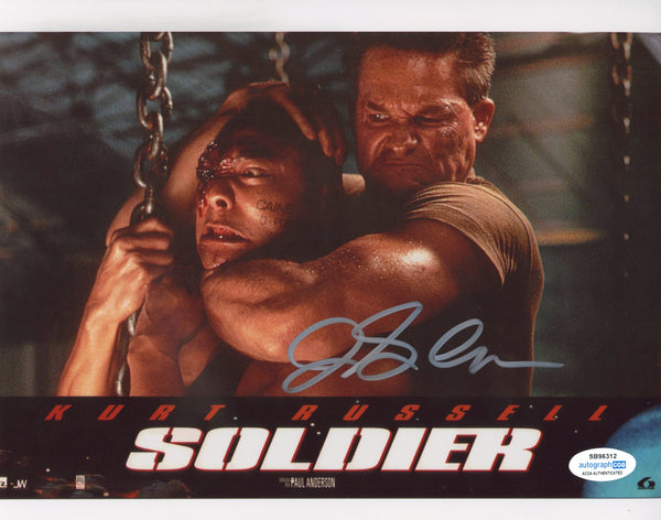 Jason Scott Lee Soldier Signed Autograph 8x10 Photo ACOA