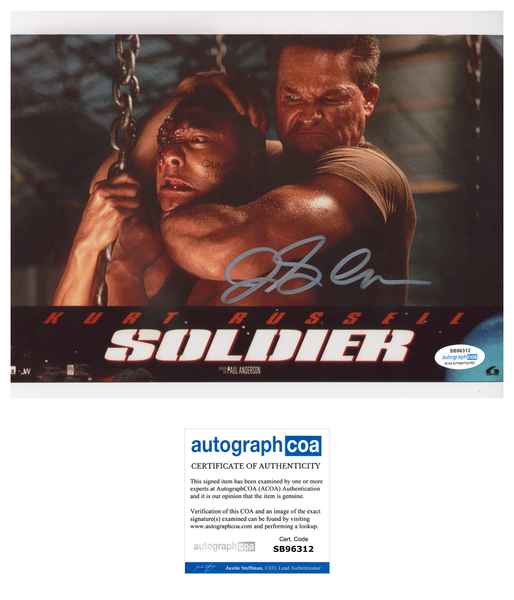 Jason Scott Lee Soldier Signed Autograph 8x10 Photo ACOA