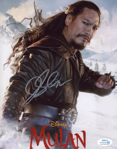 Jason Scott Lee Mulan Signed Autograph 8x10 Photo ACOA