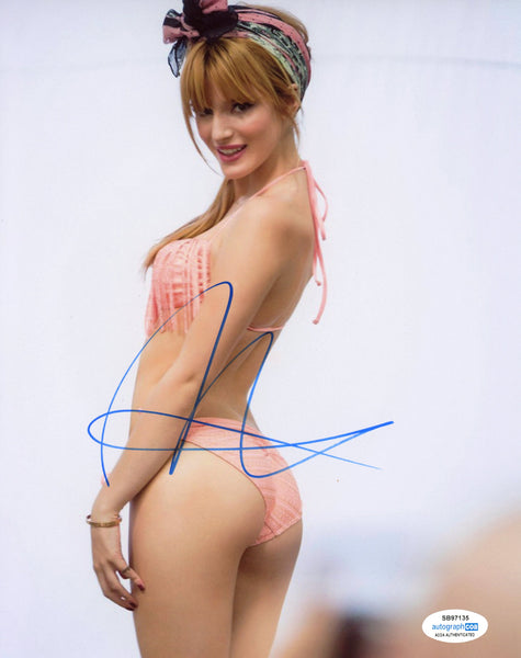 Bella Thorne Sexy Signed Autograph 8x10 Photo ACOA