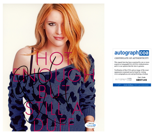 Bella Thorne Sexy Signed Autograph 8x10 Photo ACOA