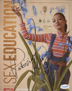 Patricia Allison Sex Education Signed Autograph 8x10 Photo ACOA