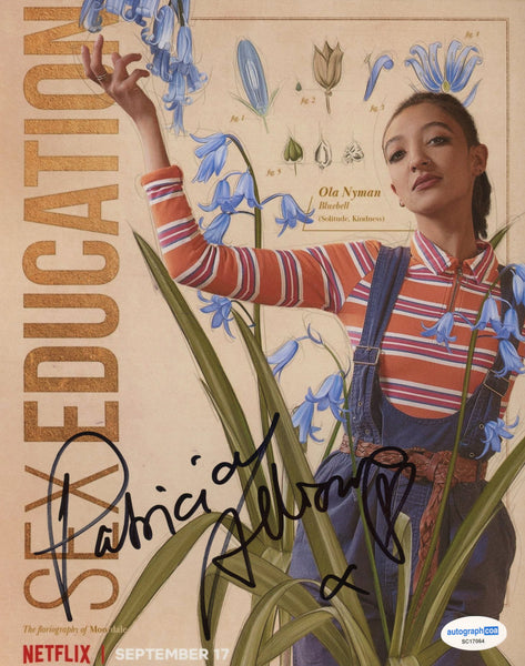 Patricia Allison Sex Education Signed Autograph 8x10 Photo ACOA