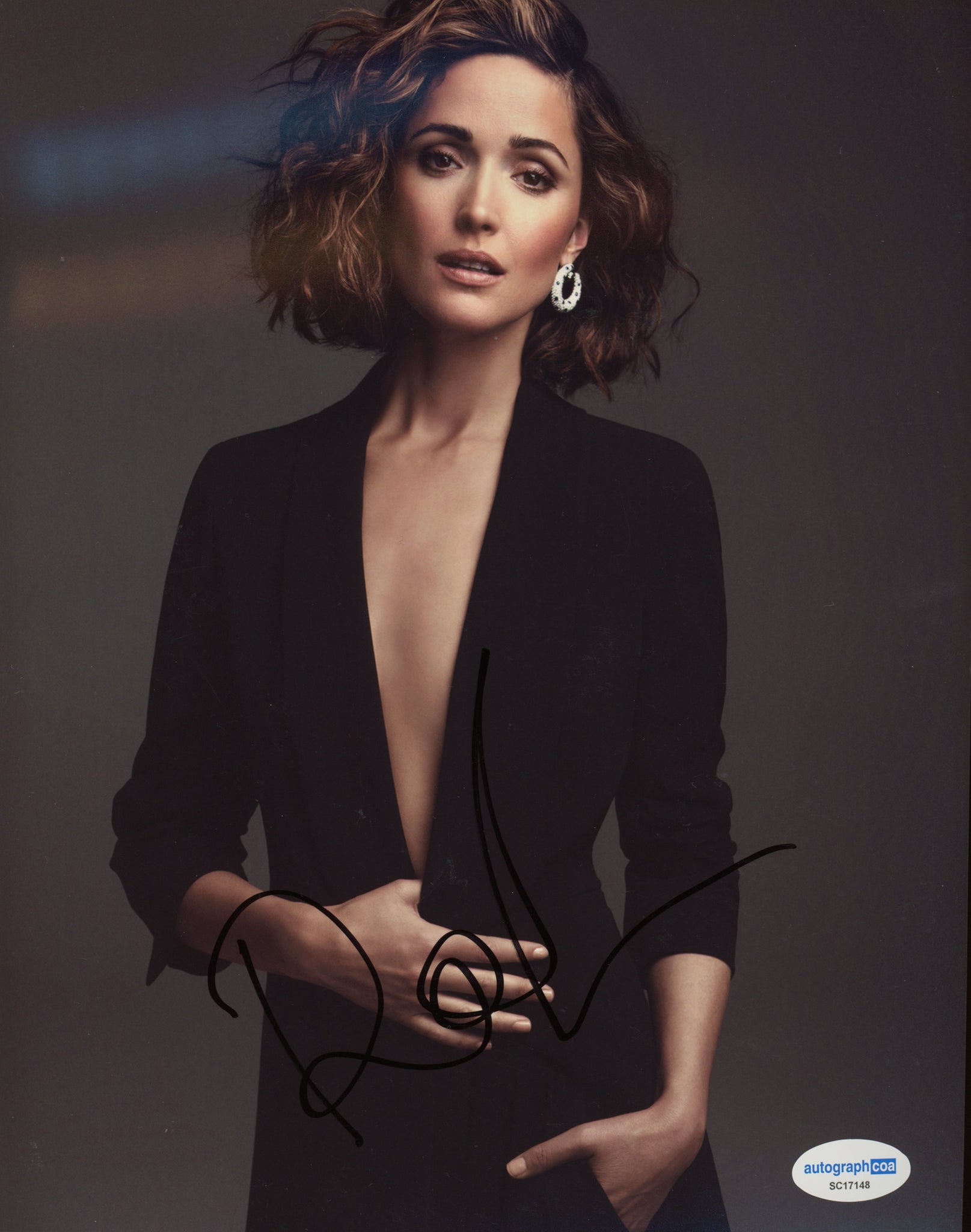 Rose Byrne Sexy Signed Autograph 8x10 Photo ACOA