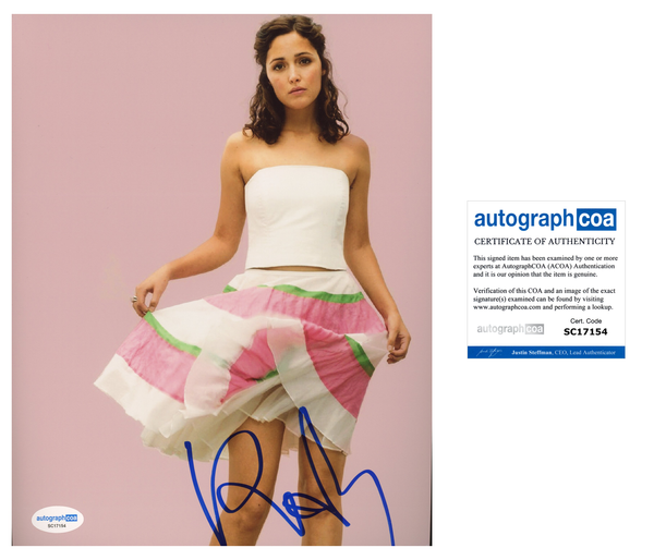 Rose Byrne Sexy Signed Autograph 8x10 Photo ACOA