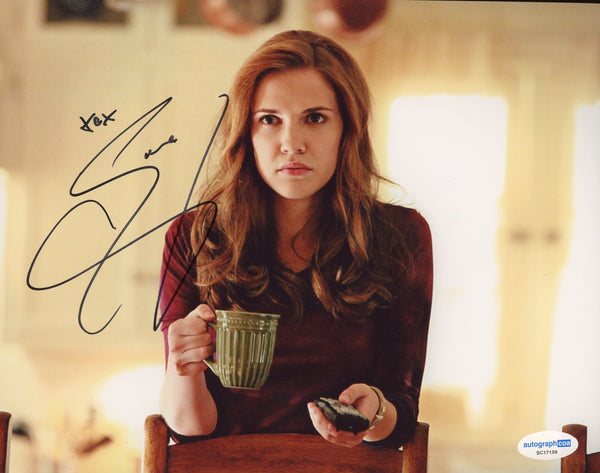 Sara Canning Vampire Diaries Signed Autograph 8x10 Photo ACOA