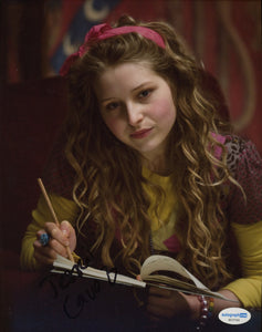 Jessie Cave Harry Potter Signed Autograph 8x10 Photo ACOA