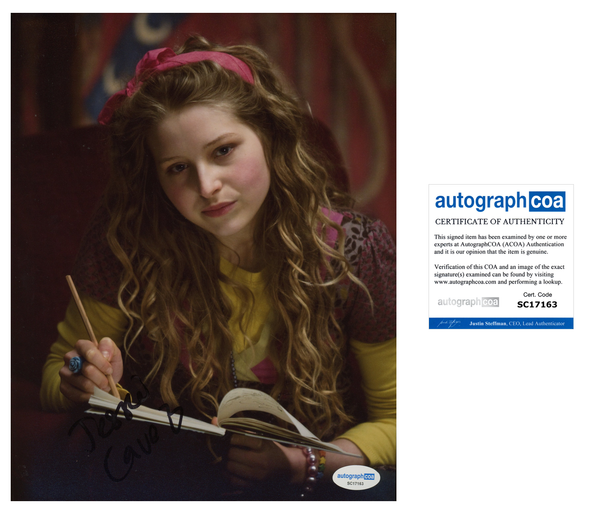 Jessie Cave Harry Potter Signed Autograph 8x10 Photo ACOA