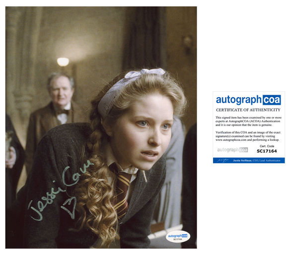 Jessie Cave Harry Potter Signed Autograph 8x10 Photo ACOA