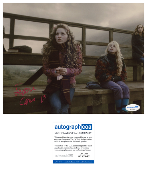 Jessie Cave Harry Potter Signed Autograph 8x10 Photo ACOA