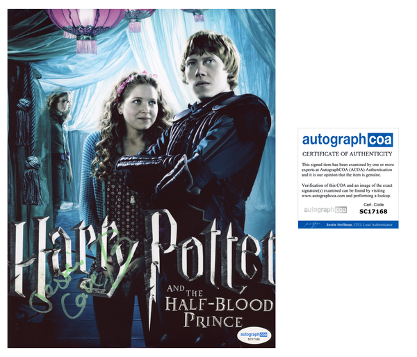 Jessie Cave Harry Potter Signed Autograph 8x10 Photo ACOA