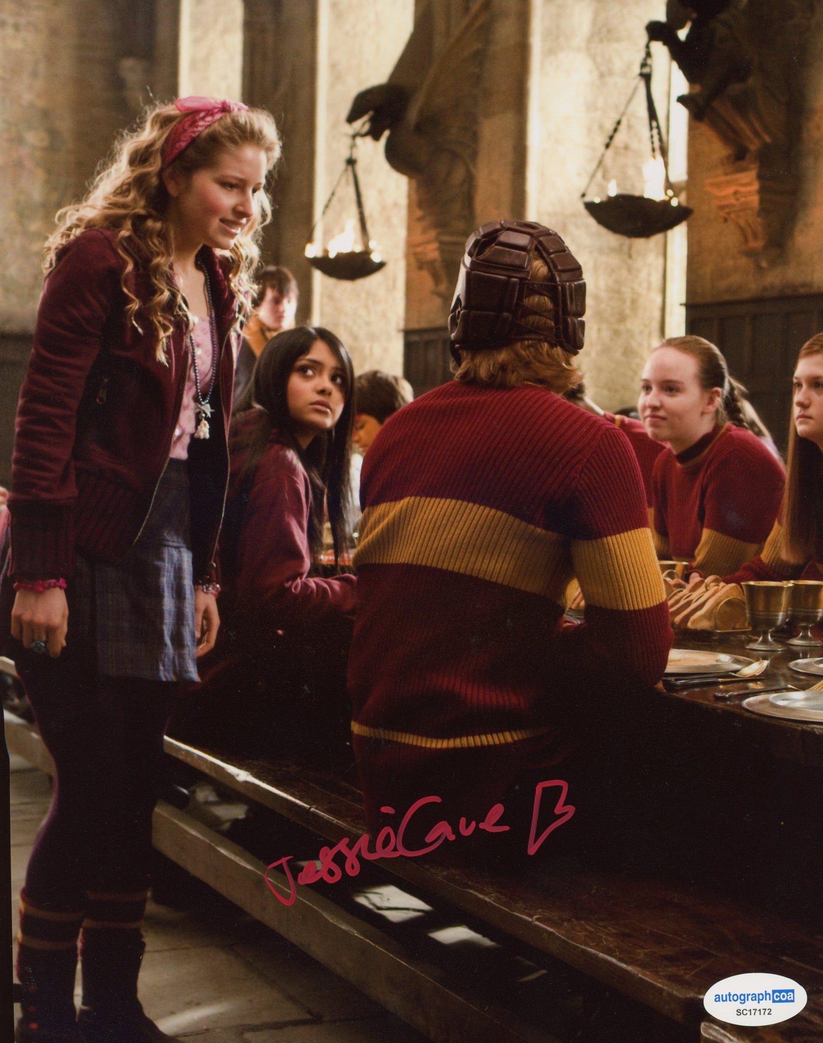 Jessie Cave Harry Potter Signed Autograph 8x10 Photo ACOA