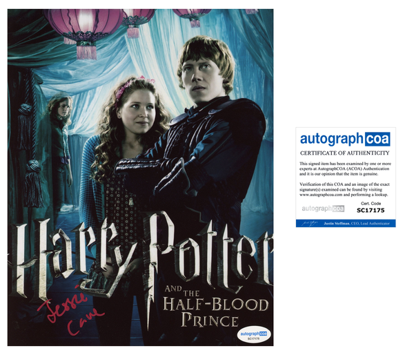 Jessie Cave Harry Potter Signed Autograph 8x10 Photo ACOA