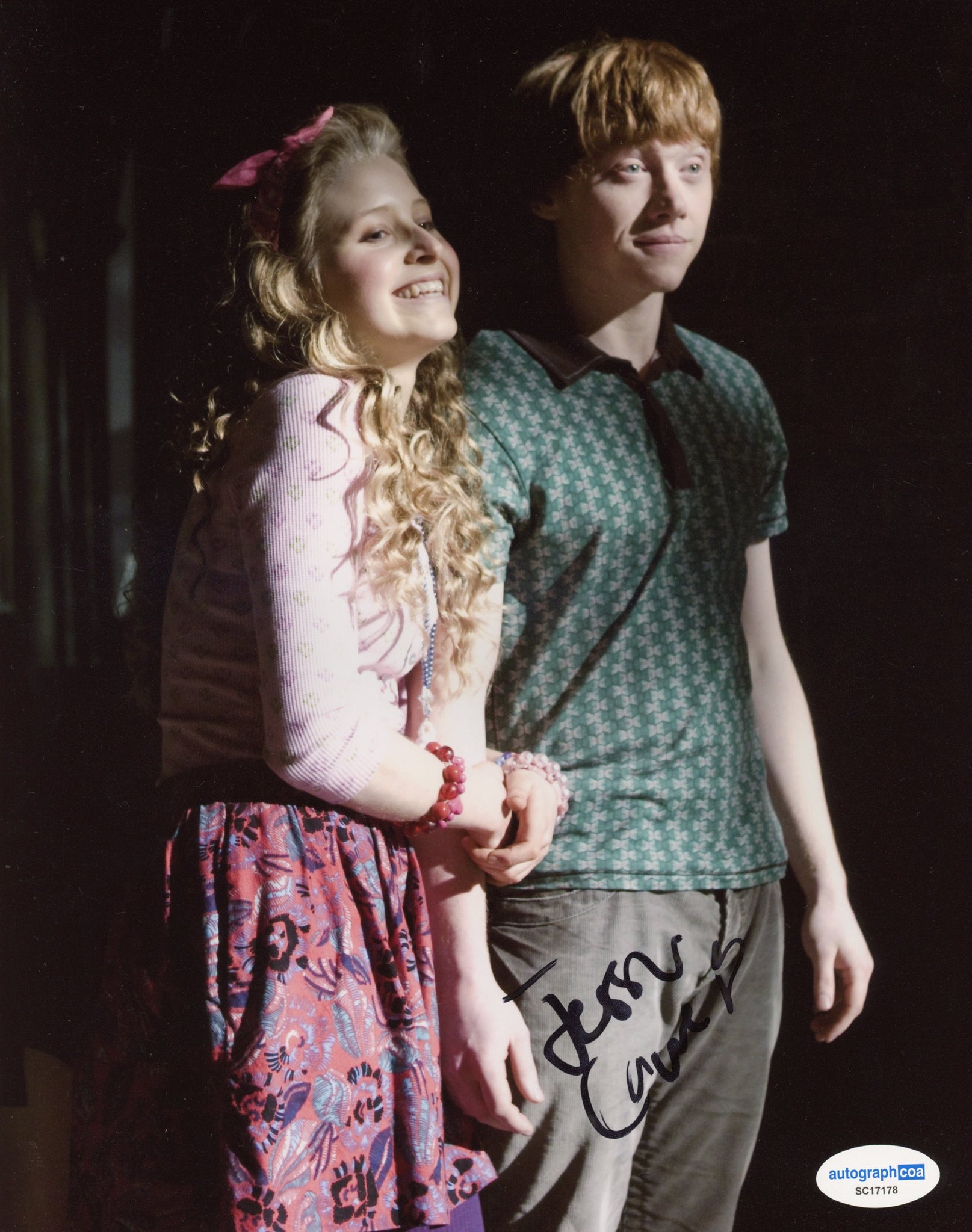 Jessie Cave Harry Potter Signed Autograph 8x10 Photo ACOA