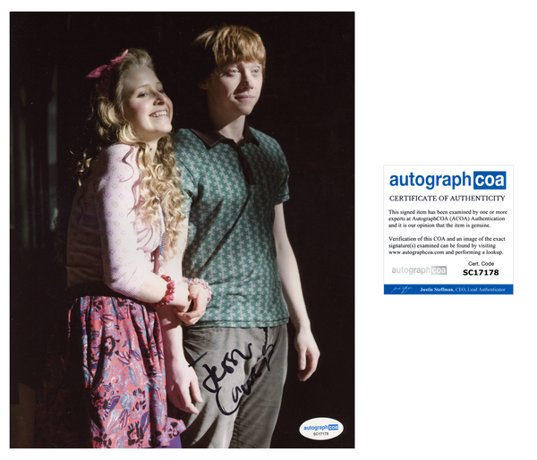 Jessie Cave Harry Potter Signed Autograph 8x10 Photo ACOA