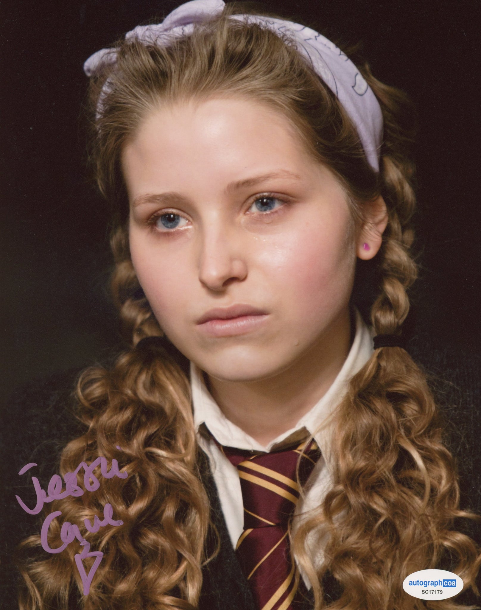 Jessie Cave Harry Potter Signed Autograph 8x10 Photo ACOA